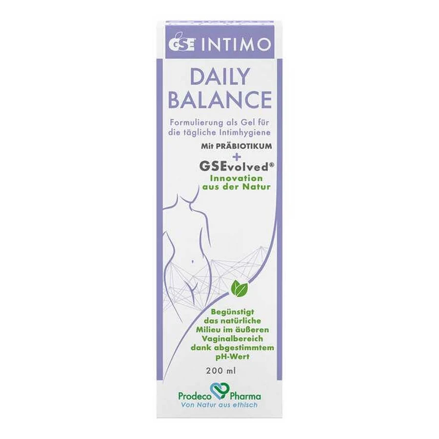 Gse intimo Daily Balance 2 Gel de ducha, 200 ml Gel de ducha
