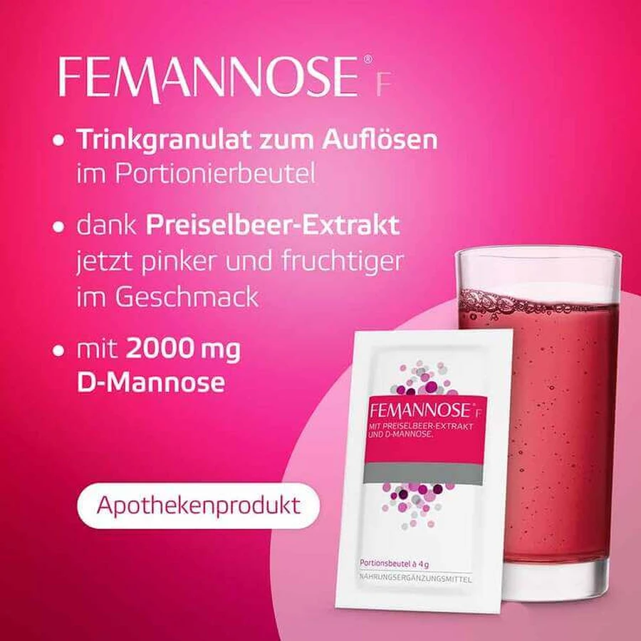 Femannose F en gránulos, sobres individuales, 2 x 60 gránulos