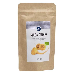 Maca Pulver 100% Bio, 120 g Pulver