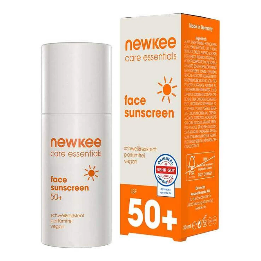 Newkee Face Zonnebrandcrème SPF 50+, 30 ml crème