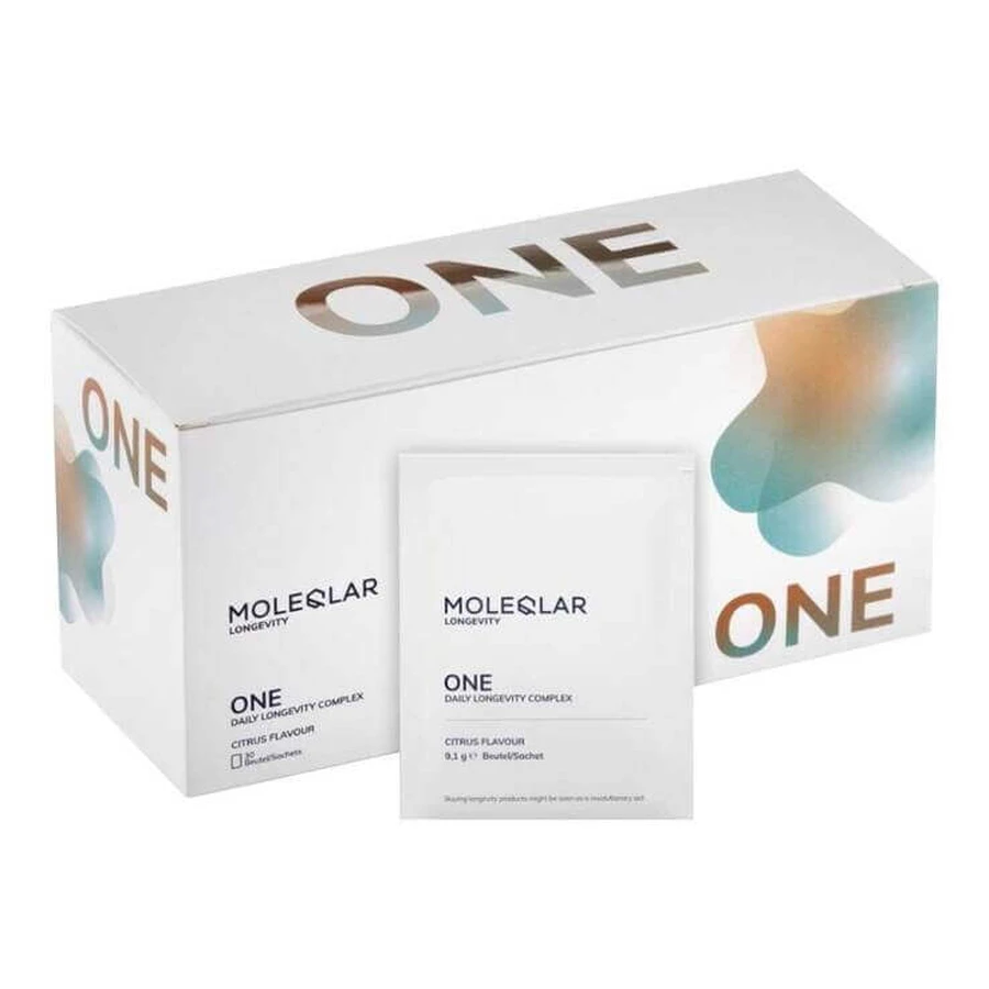 Moleqlar Longevity One-verpakkingen, doos van 30 stuks