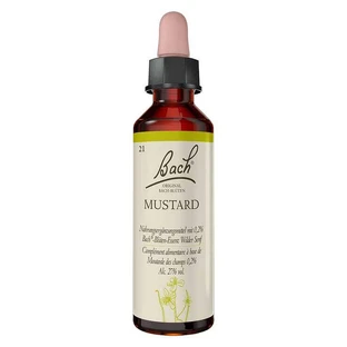 Bach Flower Remedy No. 21 Mustard Drops, 20 ml drops