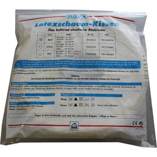 Round latex foam pillow, 47.5 cm, 1 pc., n/a