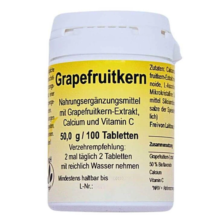 Grapefruit Seed Tablets, 100 Tablets