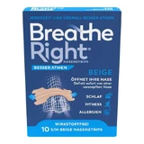 Besser Atmen Breathe Right® Nasenpflaster normal beige, 10 St Pflaster