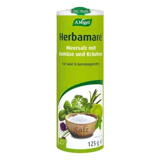 HERBAMARE Sea Salt with Vegetables and Herbs by A.Vogel, 125 g Salt