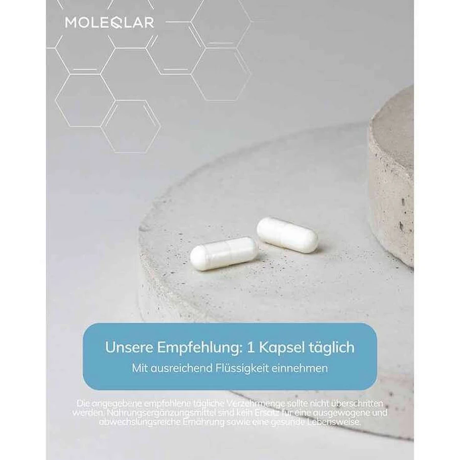 Moleqlar Glucosamine – Gélules de sulfate de D-glucosamine, 90 gélules