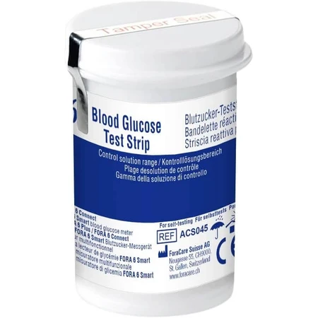 FORA bloedglucoseteststrips – 50 stuks