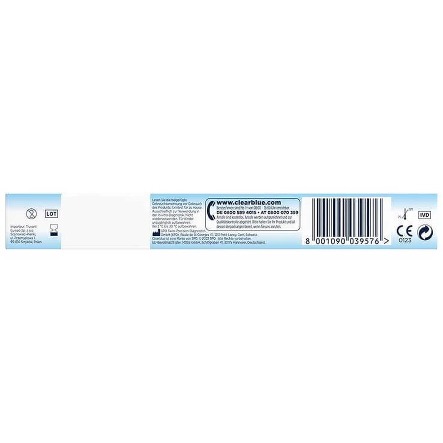 Prueba de embarazo de detección temprana Clearblue, paquete de 5
