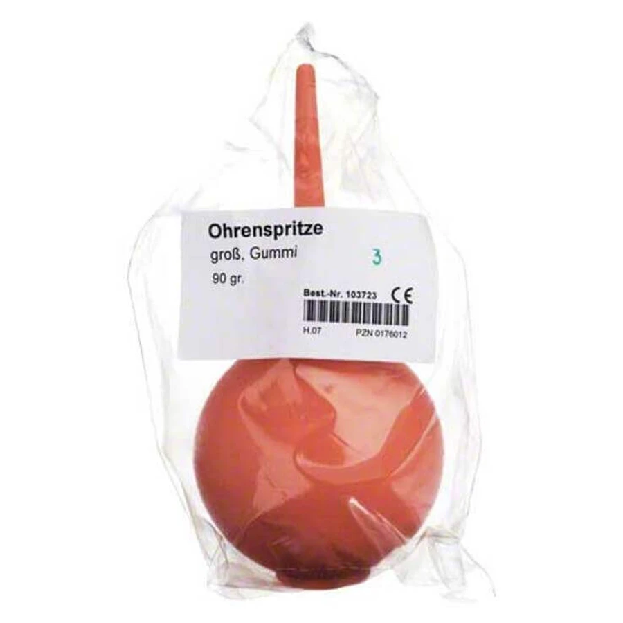 Large Ear Syringe, 90 g Rubber, 1 Syringe