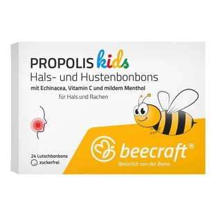 Beecraft Kids Propolis Hals- und Hustenbonbons, 24 St Bonbons