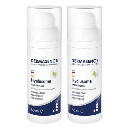 Dermasence Hyalusome Crema da notte, 2x50 ml Crema da notte