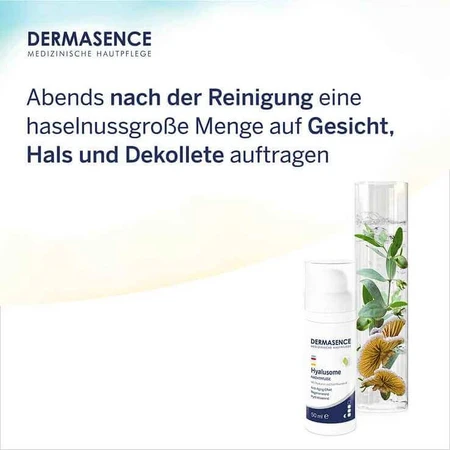 Dermasence Hyalusome Crema da notte, 2x50 ml Crema da notte