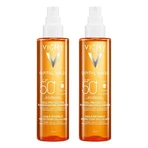 Vichy Capital Soleil Cell Protect Oil SPF 50, 2 x 200 ml olie