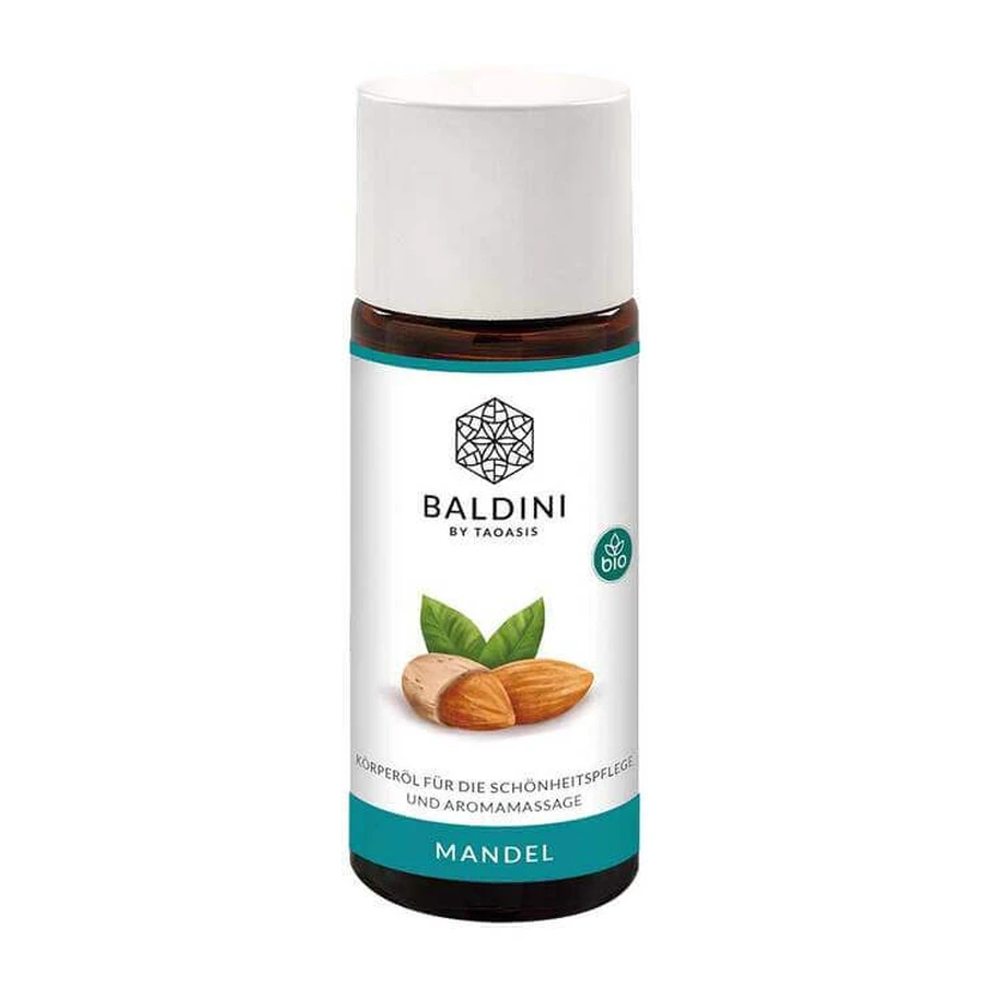 Huile de massage bio à l'amande Baldini, 50 ml d'huile