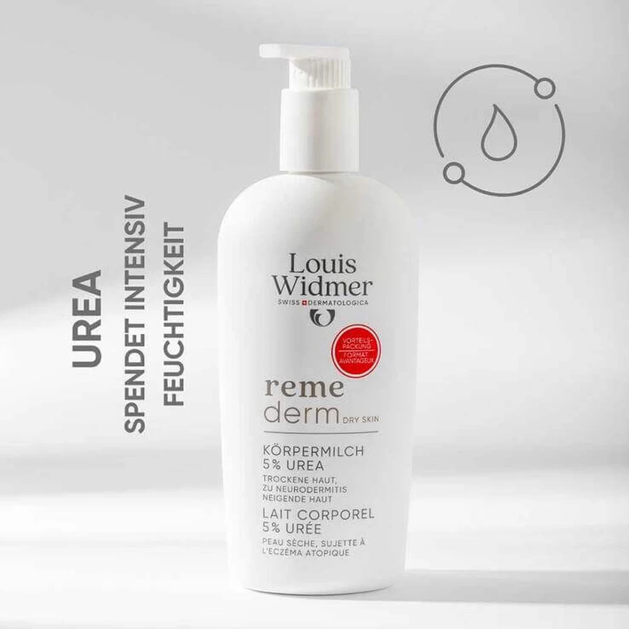 Widmer Remederm Bodylotion voor de droge huid, 5% ureum, 400 ml lotion