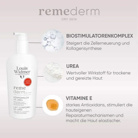 Widmer Remederm Bodylotion voor de droge huid, 5% ureum, 400 ml lotion