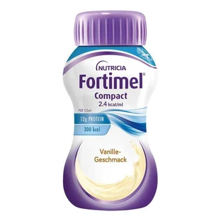 Fortimel Compact, vanillesmaak, 4 x 125 ml vloeistof