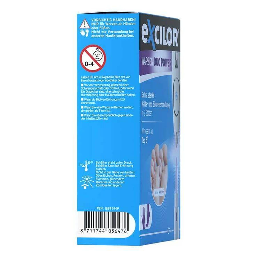 Excilor Wart Duo Power 10 ml + 1.5 g Combo Pack, 1 Combo Pack