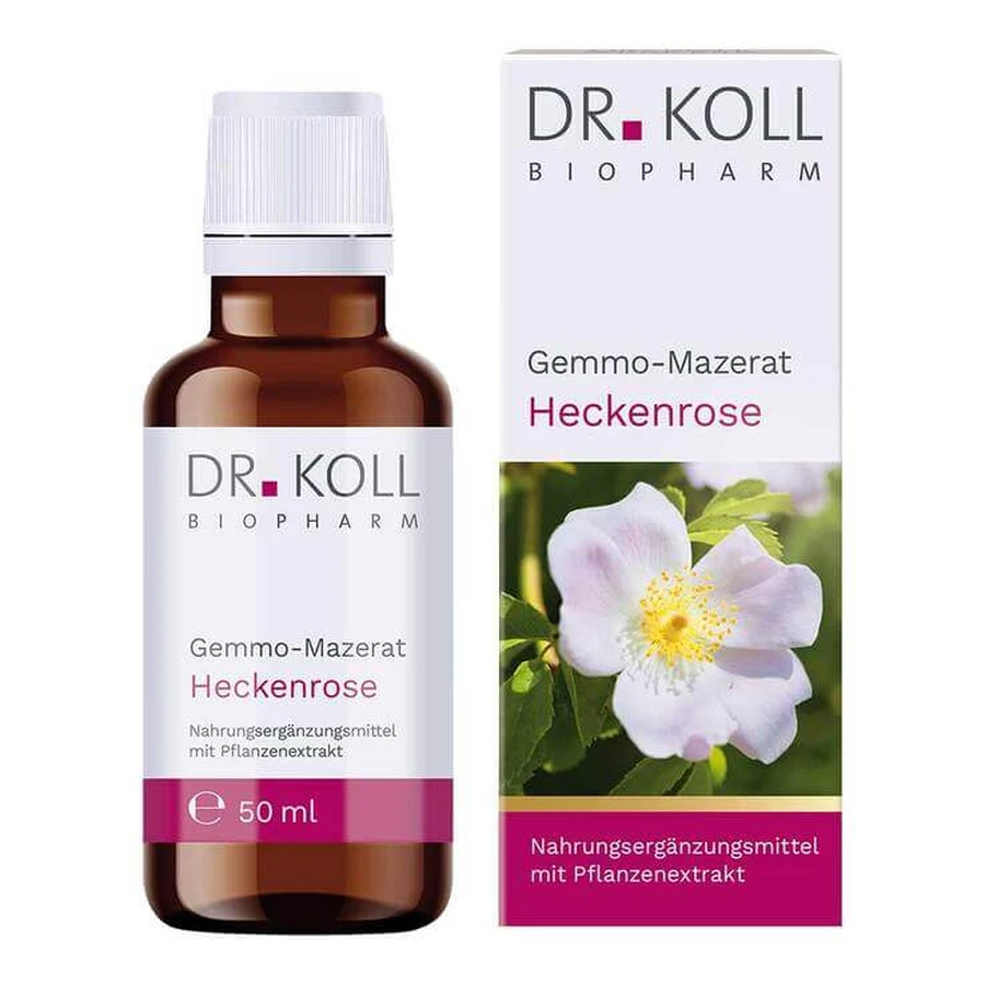 Gemmo-Mazerat Heckenrose Dr. Koll Rosa canina Tropfen, 50 ml Tropfen