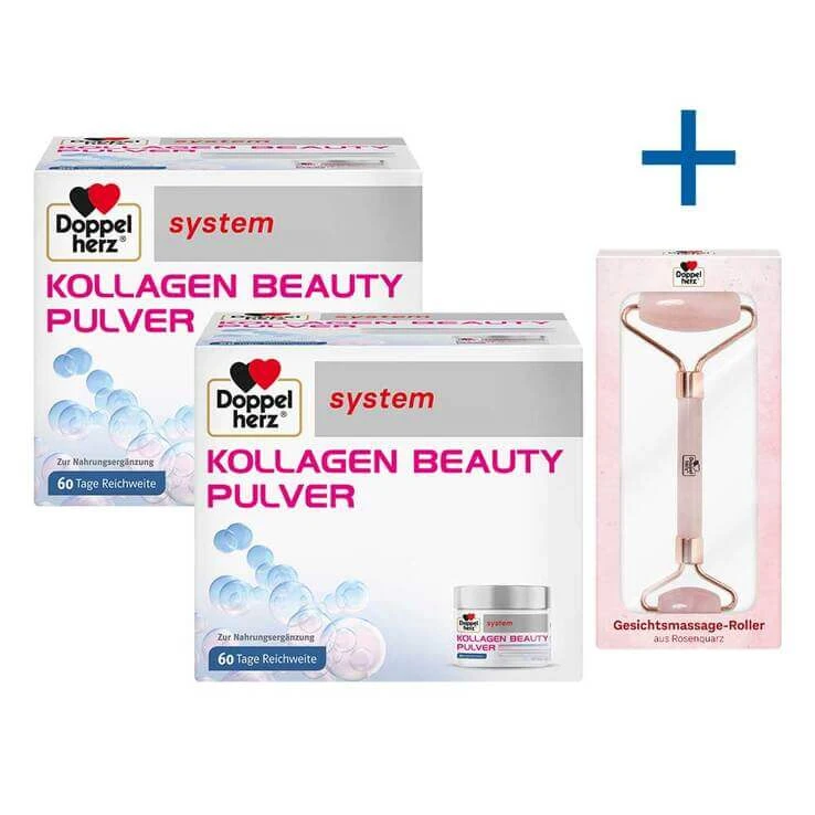 Doppelherz Collagen Beauty Powder System, 2 x 150 g powder