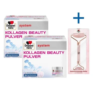 Doppelherz Kollagen Beauty Pulver system, 2x150 g Pulver