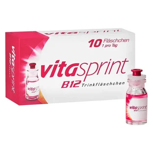 vitasprint B12 Drink: sobres con vitamina B12 para tener más energía, 2 x 30 sobres de polvo para preparar una solución oral