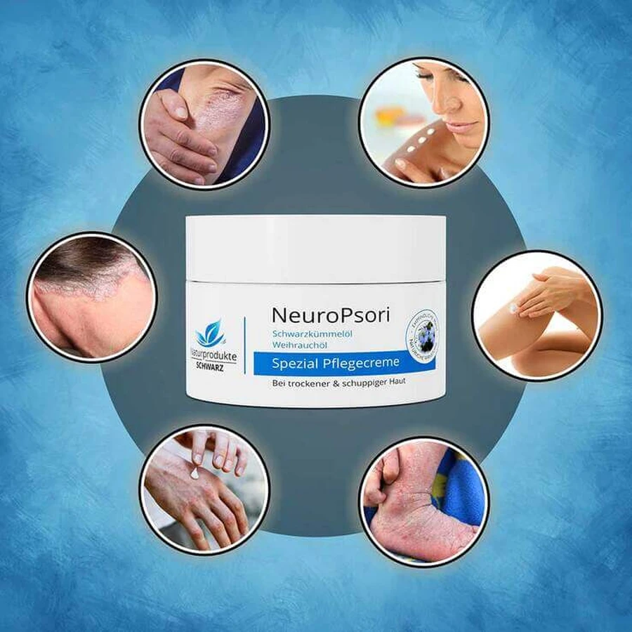 Crema para el cuidado de la piel Neuropsori, 250 ml de crema