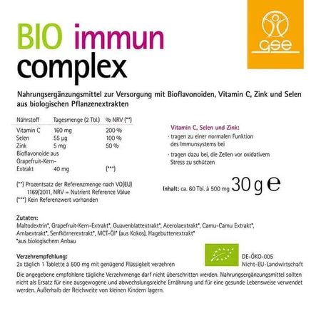 Immun Complex Bio Phyto Vitamins, comprimate, 60 de comprimate
