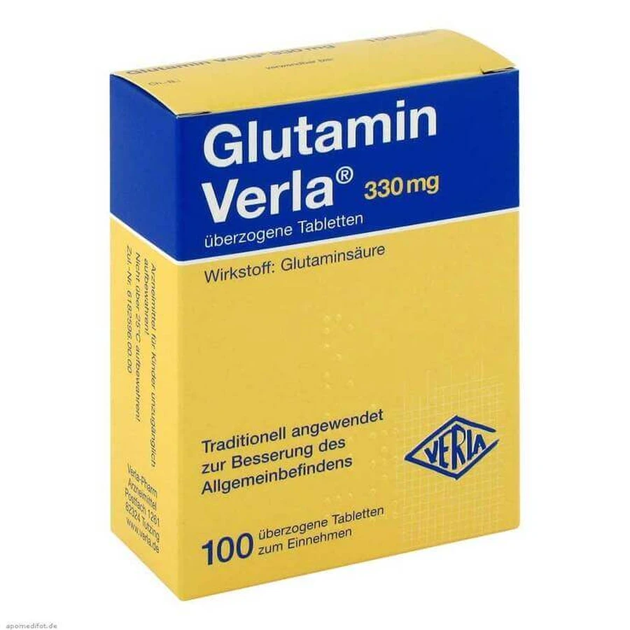 Comprimidos recubiertos de Glutamin Verla®, 250 comprimidos Comprimidos recubiertos