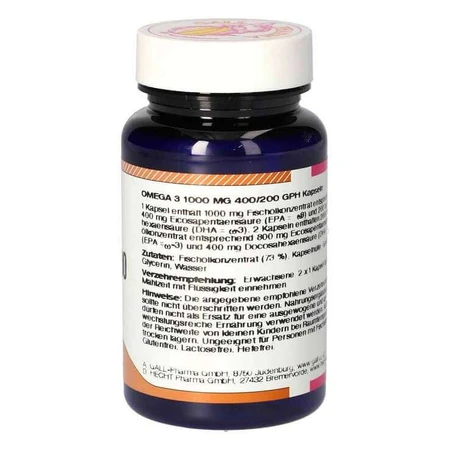 Omega 3 1000 mg 400 / 200 GPH Kapseln, 90 St Kapseln