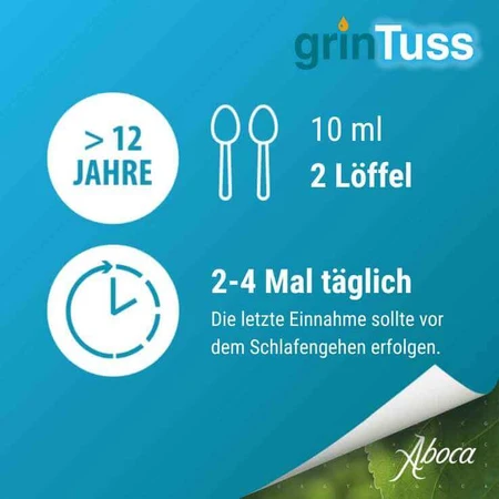 grinTUSS pour adultes avec Poliresin®, sirop de 128 g