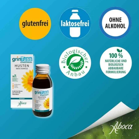 grinTUSS pour adultes avec Poliresin®, sirop de 128 g