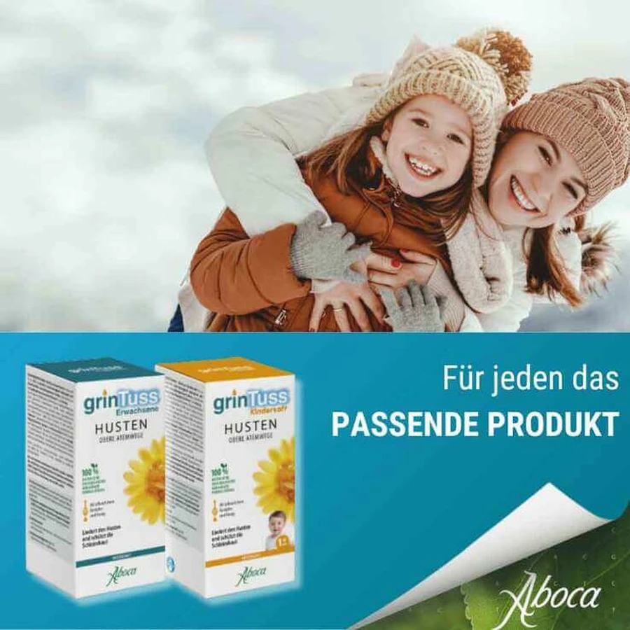 grinTUSS pour adultes avec Poliresin®, sirop de 128 g