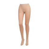 Compressana Calypso 140 denier support tights, makeup color, size 3, 1 pair, as is