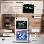 Pulox PO-650B Pulse Oximeter, 1 unit, as is