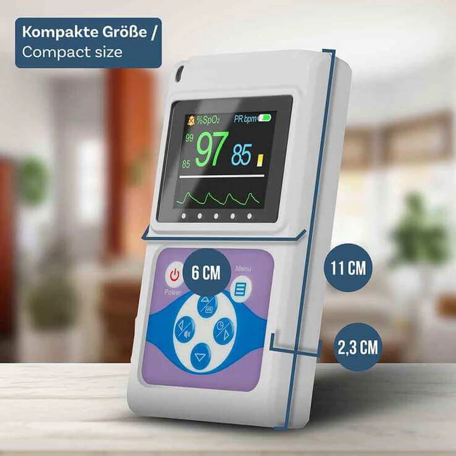 Pulox PO-650B Pulse Oximeter, 1 unit, as is