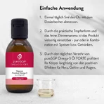 Gouttes d'huile oméga-3 Forte de Puresgp, flacon de 100 ml