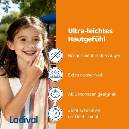 Ladival Sensitive Children's Skin Cream SPF 50+, 2 x 50 ml cream
