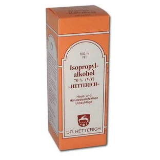 Alcohol isopropílico al 70 % v/v, Hetterich, solución de 100 ml