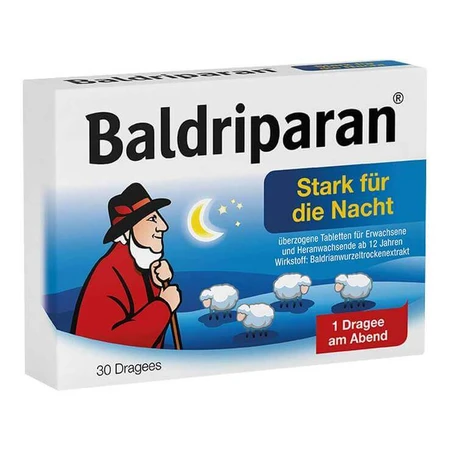 Baldriparan Stark Nighttime Coated Tablets, 90 tablets Coated tablets
