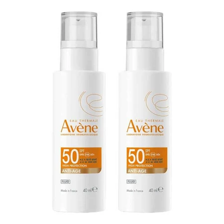Avene Anti-Age Fluid SPF 50, 2x40 ml Emulsion