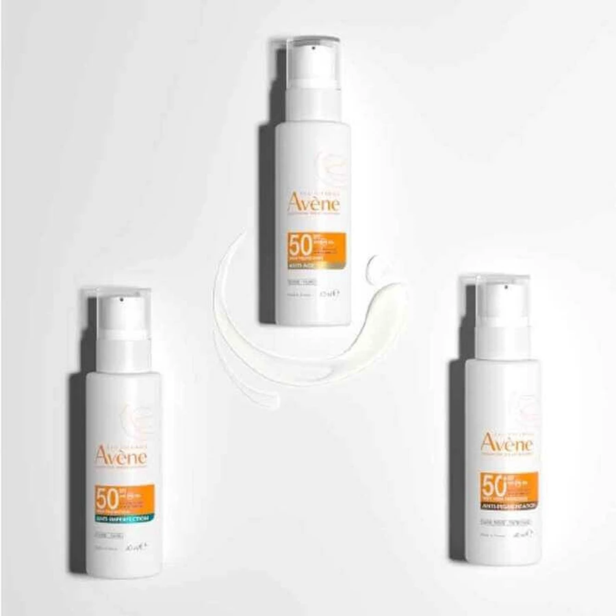 Avene Anti-Age Fluid SPF 50, 2x40 ml Emulsion