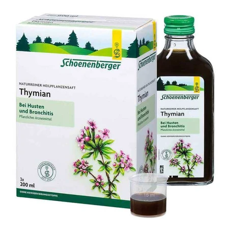 Schoenenberger HPS Thyme Juice, 200 ml juice