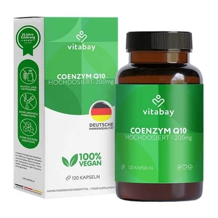 Co-enzym Q10 Ubiquinon-complex 200 mg veganistische capsules, 120 capsules