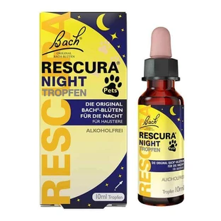 Bachbloesemremedies Original Rescura Night Pets-druppels, alcoholvrij, 10 ml