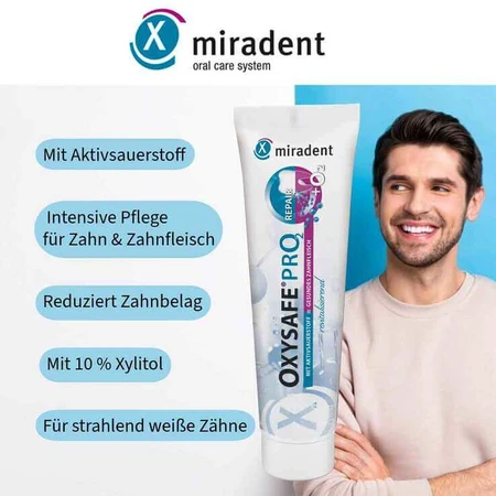 Miradent Oxysafe Pro2 Repair Zahnpasta, 75 ml Zahnpasta