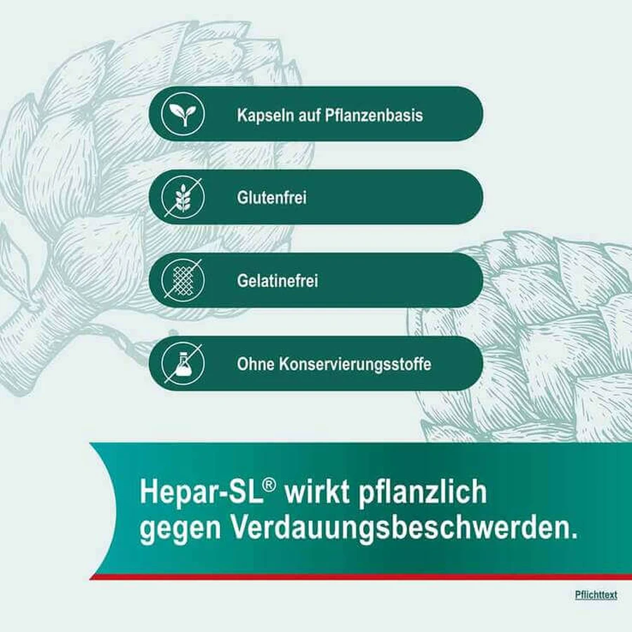 Hepar-SL® 320 mg, gélules, boîte de 100 gélules
