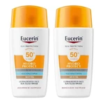 Eucerin Sun Fluid Hydro Protect Face Medium SPF 50+, 2x50 ml Cream