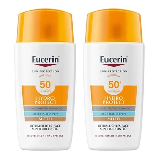 Eucerin Sun Fluid Hydro Protect Face Medium SPF 50+, 2x50 ml Cream